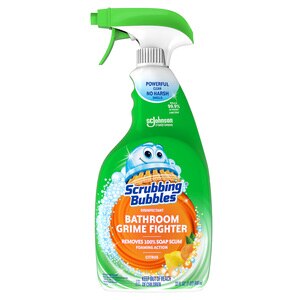 Scrubbing Bubbles Bathroom Grime Fighter Spray, Citrus, 32 Oz , CVS