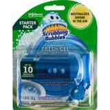 Scrubbing Bubbles Fresh Gel Toilet Cleaning Stamp, Rainshower, 6 ct, thumbnail image 1 of 3