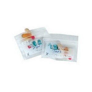 Apothecary Products - Sobres para píldoras, transparentes, 100 u.