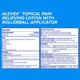 AleveX Pain Relieving Lotion Massaging Roll-On, 2.5 OZ, thumbnail image 2 of 9