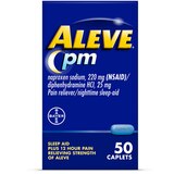 Aleve PM Pain Reliever/ Nighttime Sleep-Aid Caplets, thumbnail image 1 of 3