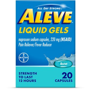 Aleve Liqui-Gels Naproxen Sodium Capsules, 20 Ct , CVS