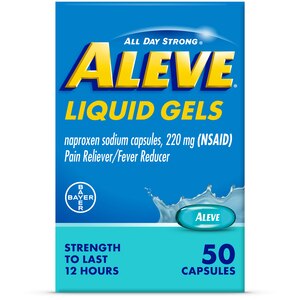 Aleve Liqui-Gels Naproxen Sodium Capsules, 50 Ct , CVS