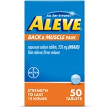 Aleve Back & Muscle Pain Relief Naproxen Sodium Tablets, thumbnail image 1 of 3