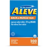 Aleve Back & Muscle Pain Relief Naproxen Sodium Tablets, thumbnail image 1 of 3