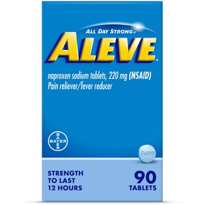 Aleve Pain Relief Naproxen Sodium Tablets, 90 ct | CVS