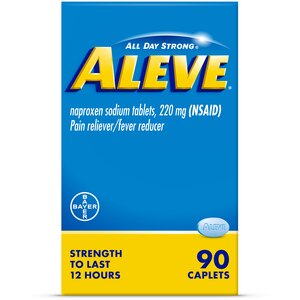 Aleve Pain Relief Naproxen Sodium Caplets, 90 CT