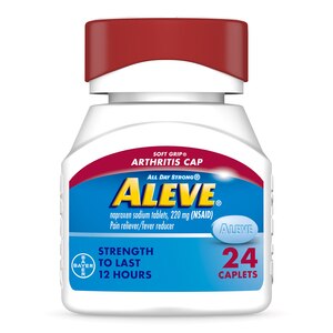 Aleve Easy Open Arthritis Cap Naproxen Sodium Caplets, 24 Ct , CVS