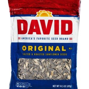 David Original Roasted & Salted Sunflower Seeds - 14.5 Oz , CVS