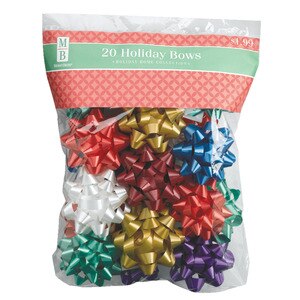 Merry Brite Holiday Bows, 20CT