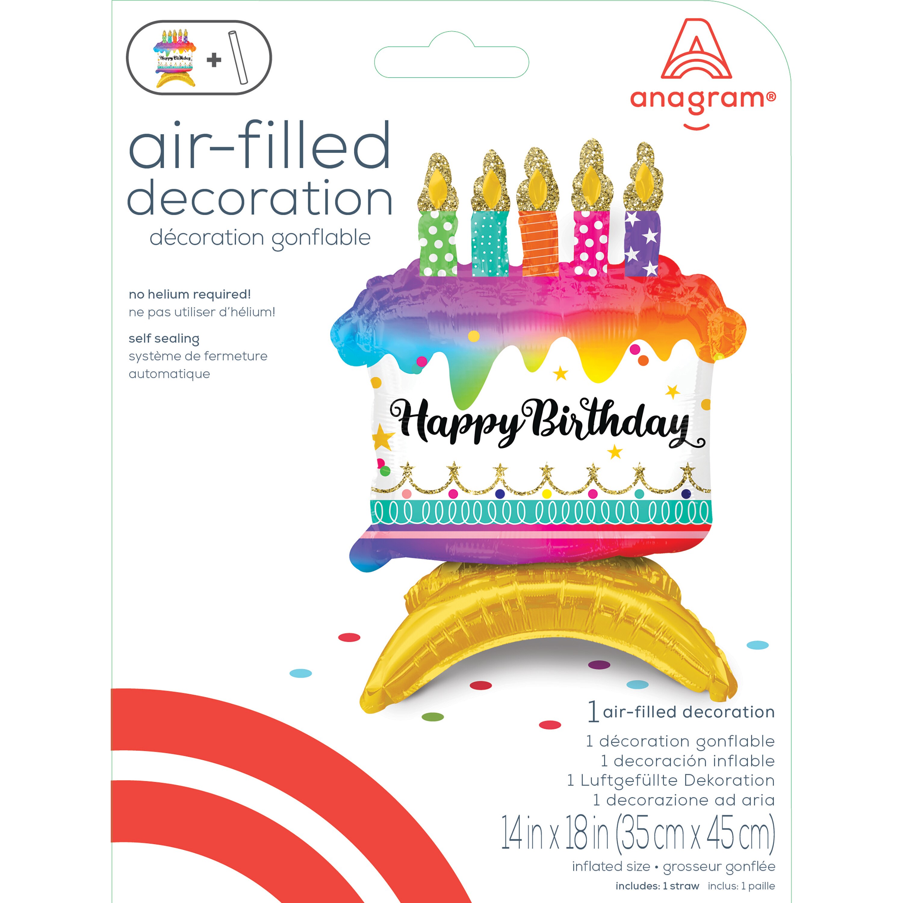 Anagram Air Balloon Bday Cake , CVS