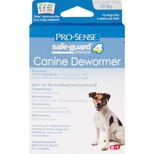 prosense dewormer for puppies