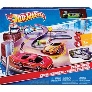 hot wheels crash curve