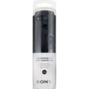 Sony Comfortable Fit MDR-EX15LP Headphones, Black , CVS