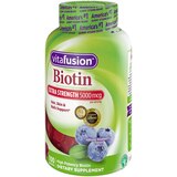 Vitafusion Extra Strength Biotin Gummies, thumbnail image 2 of 5