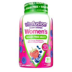Vitafusion Women’s Sugar Free Daily Multivitamin Supplement, Adult Gummy Vitamin for Energy, Bone & Immune Support*, 90 CT