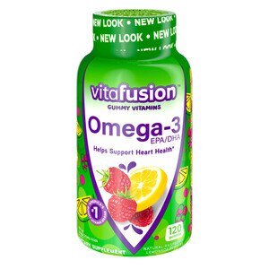 Vitafusion - Vitaminas masticables con omega 3