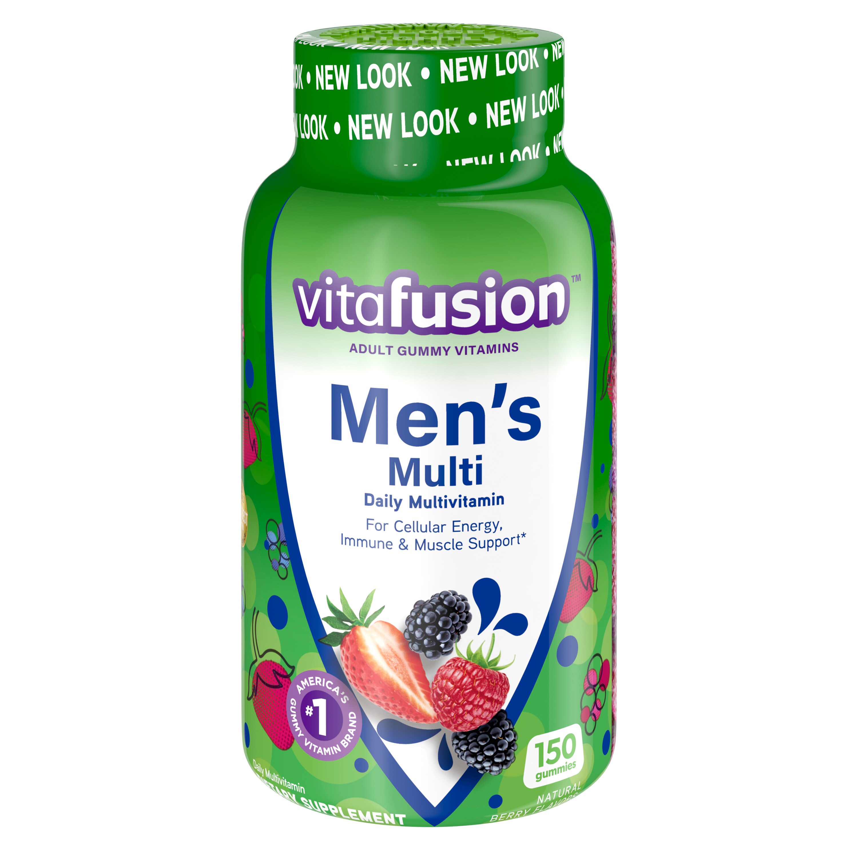 Vitafusion Men's Daily MultiVitamin Formula Gummy Vitamins - 150 Ct , CVS