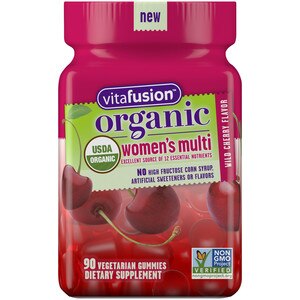 Vitafusion Organic Women`s Gummy Multivitamin, 90 CT