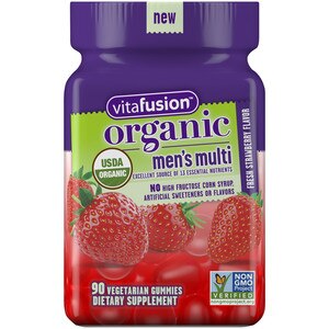 Vitafusion Organic Men`s Gummy Multivitamin, 90 CT