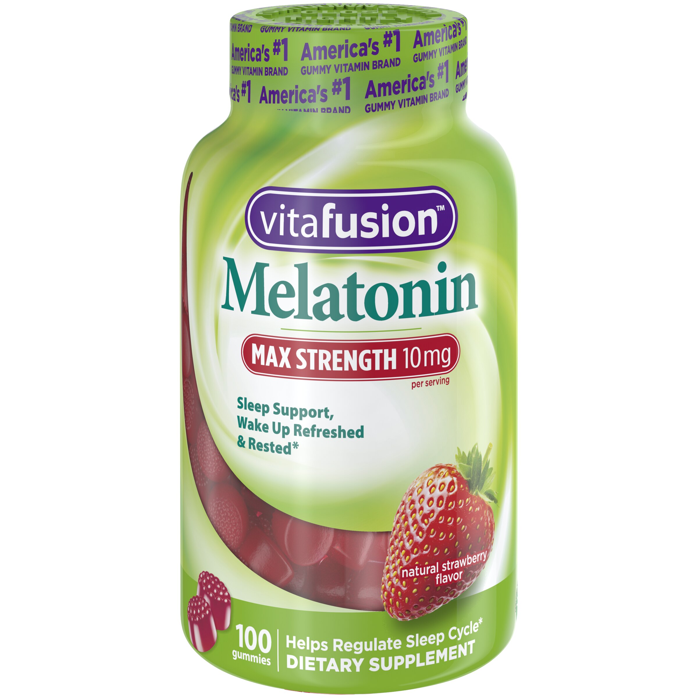 Vitafusion Max Strength Melatonin Gummies, 100 CT