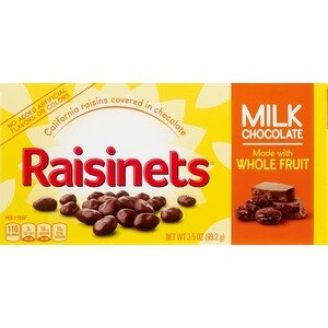 Raisinets Milk Chocolate Candy, 3.5 Oz - 3.1 Oz , CVS