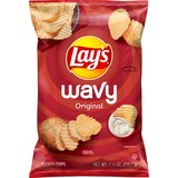 Lay's Wavy Potato Chips Original, 7.75 oz, thumbnail image 1 of 4