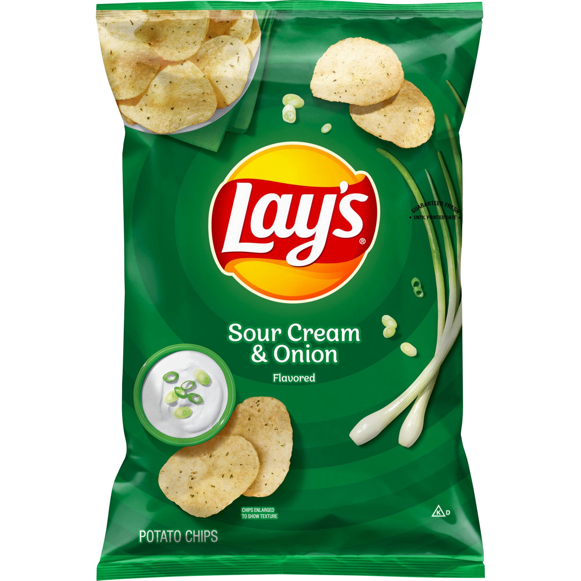 Lay's Potato Chips Sour Cream & Onion Flavored, 7.75 Oz , CVS