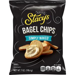 Stacy's Simply Naked Baked Bagel Chips, 7 oz