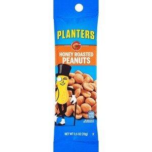 Planters Tube Honey Roasted Peanuts, 2.5 OZ