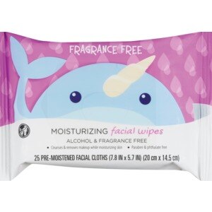 CVS Health Fragrance Free Moisturizing Facial Wipes, 25 Ct