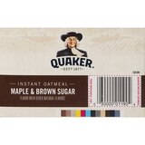 Quaker Instant Oatmeal Packets, Maple & Brown Sugar, 10 ct, 15.1 oz, thumbnail image 5 of 6