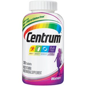 Centrum Multivitamin for Women, Multivitamin/Multimineral Supplement with Iron, Vitamins D3, B and Antioxidants