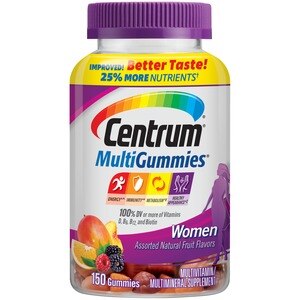 Centrum - Gomitas multivitamínicas para mujeres, 150 u.