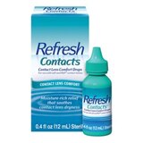 Refresh Contacts Contact Lens Comfort Drops, 0.4 fl oz, thumbnail image 1 of 3