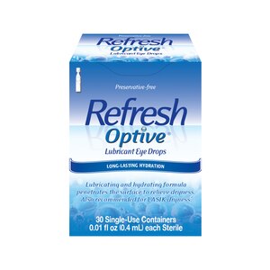 Allergan Optive Sensitive Lubricant Eye Drops Preservative-Free - 30 Ct , CVS