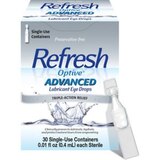 Refresh Optive Advanced Lubricant Eye Drops, 30 ct, thumbnail image 1 of 3