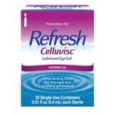 Refresh Celluvisc Lubricant Eye Gel Drops, 30 ct, thumbnail image 2 of 3