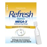 Refresh Optive Mega-3 Lubricant Drops, 30 CT, thumbnail image 1 of 4
