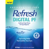 Refresh Digital Preservative Free, Lubricant Eye Drops, 30ct, thumbnail image 1 of 5