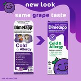 Dimetapp Children's Cold & Allergy Liquid, Grape, 4 OZ, thumbnail image 5 of 5