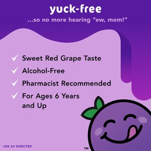 Children’s Dimetapp Multi Symptom Cold & Flu Liquid, Red Grape Flavor