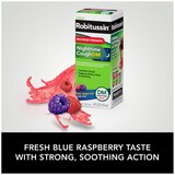 Robitussin Adult Maximum Strength Nighttime Cough DM Max, Blue Raspberry, 4 FL OZ, thumbnail image 5 of 5