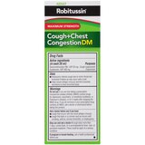 Robitussin Maximum Strength Cough + Chest Congestion DM Liquid Relief, Raspberry, thumbnail image 2 of 9