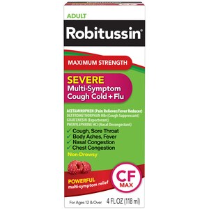 Robitussin Cf Dosage Chart