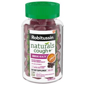 Robitussin Naturals Cough Honey & Ivy Leaf Gummies 30CT