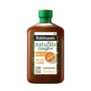Robitussin Naturals Cough+ Mucus Relief Liquid, Ivy Leaf & Honey, 8.3 Oz , CVS