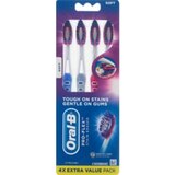 Oral-B Pro-Flex Stain Eraser Toothbrush, Soft Bristle, 4 CT, thumbnail image 1 of 8