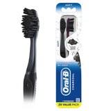 Oral-B Charcoal Whitening Toothbrush, Soft Bristle, thumbnail image 1 of 9
