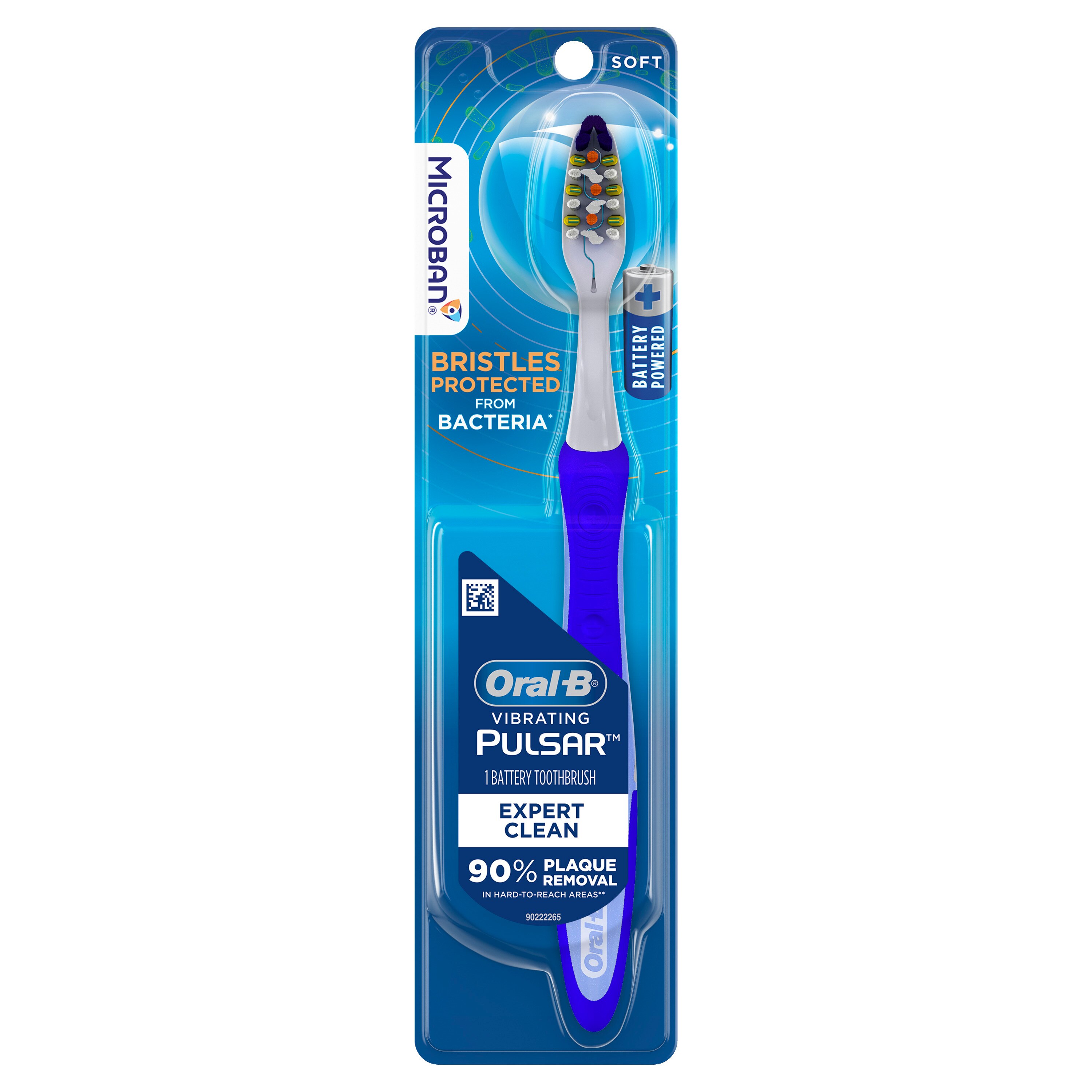 Oral-B Vibrating Pulsar Expert Clean Battery Toothbrush, Soft Bristle , CVS
